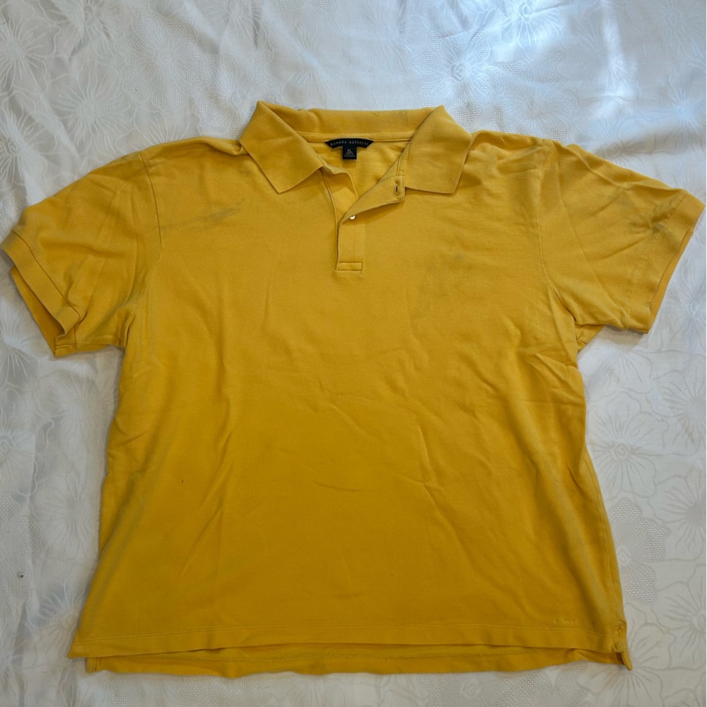 Yellow banana republic Polo Shirt